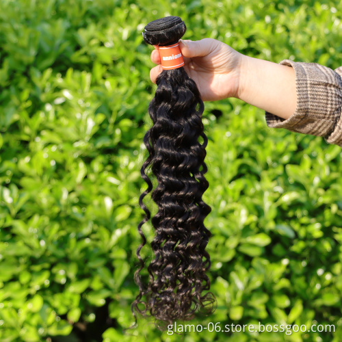 Brazilian Human Hair Deep Wave Weave Bundles,8-30inch 100% Virgin Human Hair,Cuticle Aligned Brazilian Human Hair Bundles